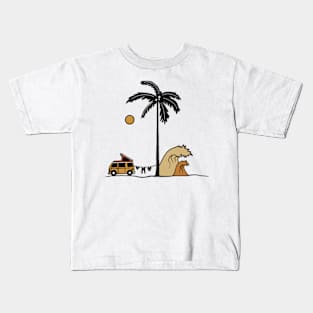 Summer Breeze: Coastal Chic Design Collection Kids T-Shirt